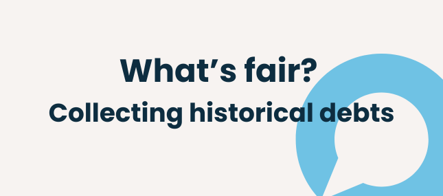 What's Fair? Collecting historical debts