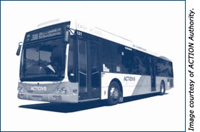 ACTION bus, Image courtesy of ACTION Authority