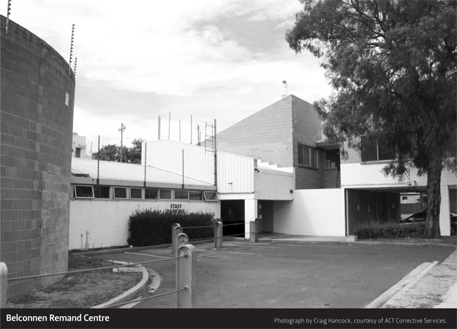 Belconnen Remand Centre. Photograph by Craig Hancock, courtesy of ACT Corrective Services.